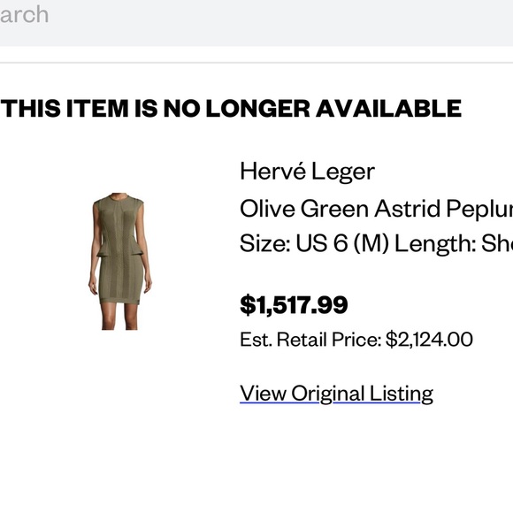 Herve Leger Dress - Picture 4 of 4